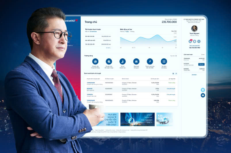 eFAST – Giải pháp Internet Banking cho Khách hàng Doanh nghiệp